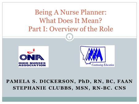 Being A Nurse Planner: What Does It Mean? Part I: Overview of the Role