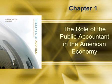 The Role of the Public Accountant in the American Economy