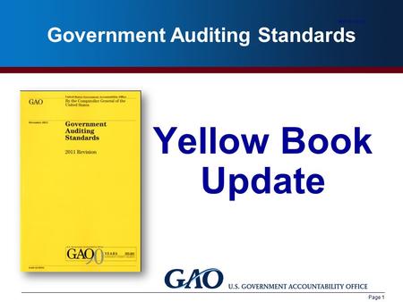 Government Auditing Standards