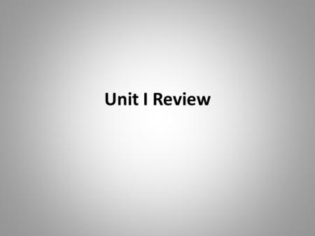 Unit I Review. Unit 1 Study Guide: Essay Choices Write a five paragraph essay explaining how the colonial system evolved from interdependence to independence.