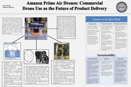  For drone technology to be used as commercial product delivery, drones must be able to avoid surroundings to minimalize crashing and damages.  LiDAR.