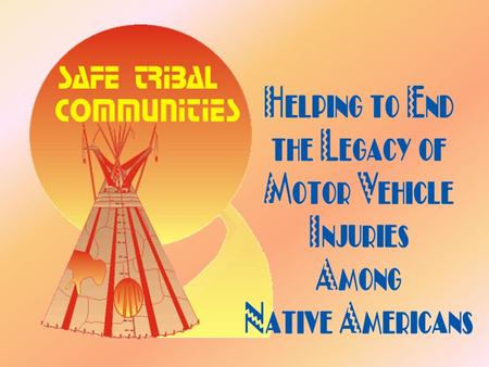 150,000 deaths per year 2,850,000 hospitalizations $325 Billion cost to society Our culture accepts traffic deaths and injuries as routine.