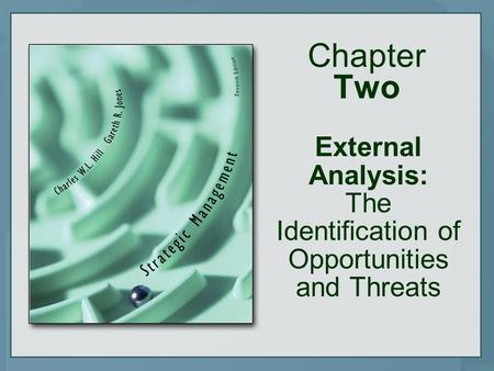 External Analysis: The Identification of Opportunities and Threats