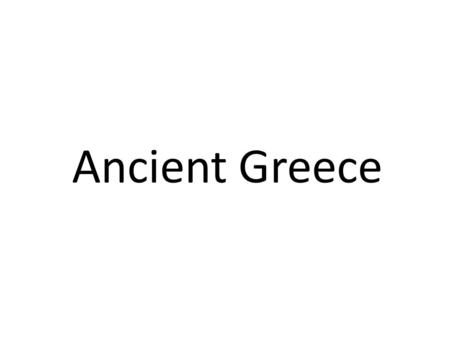 Ancient Greece. IndividualsReligion Short-term impact First purely practical theory of illness – no gods needed Long-term impact Used by Galen to develop.