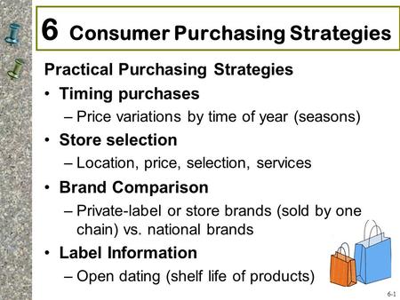 6 Consumer Purchasing Strategies