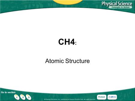 CH4: Atomic Structure.