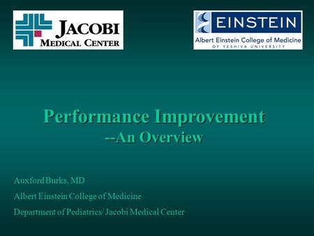 Performance Improvement