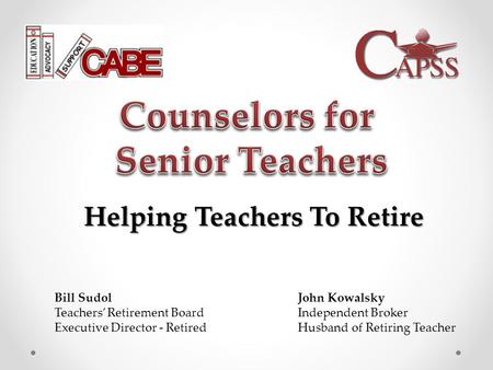 Helping Teachers To Retire