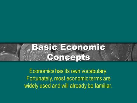 Basic Economic Concepts