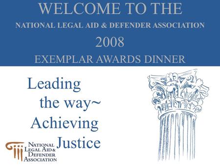 NATIONAL LEGAL AID & DEFENDER ASSOCIATION