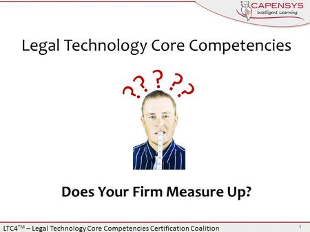 Legal Technology Core Competencies