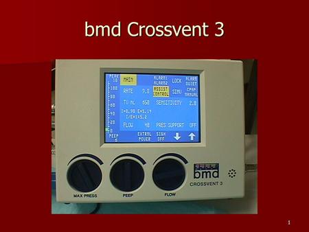 Bmd Crossvent 3.