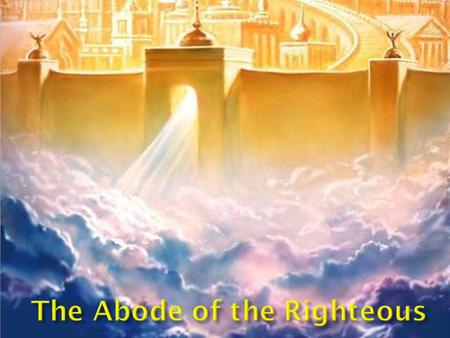 We end our series on the afterlife this morning with a final HALLELUJAH! God has prepared a place for all His faithful people. There are truths and untruths.