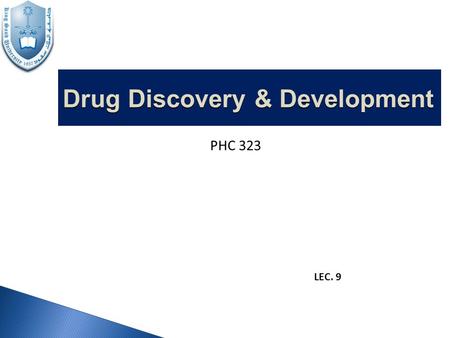 Drug Discovery & Development