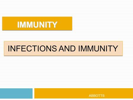 IMMUNITY ABBOTTS 2010.