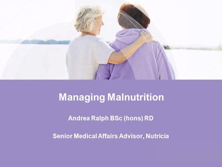 Managing Malnutrition