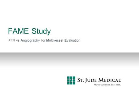 FFR vs Angiography for Multivessel Evaluation