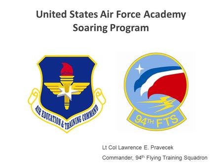 United States Air Force Academy Soaring Program