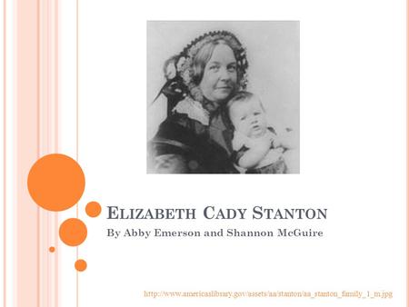 Elizabeth Cady Stanton