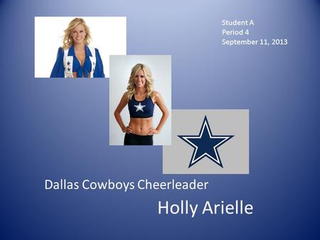 Dallas Cowboys Cheerleader