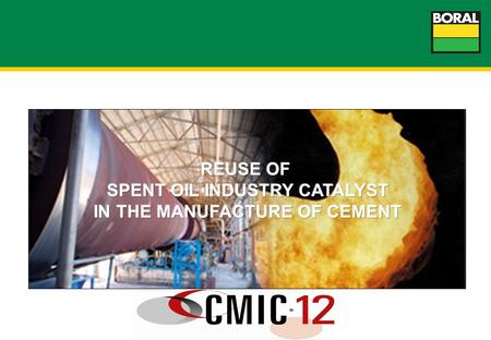 2 Waste to Resource - Fluid Cracking Catalyst potential future alternative fuels and raw materials.