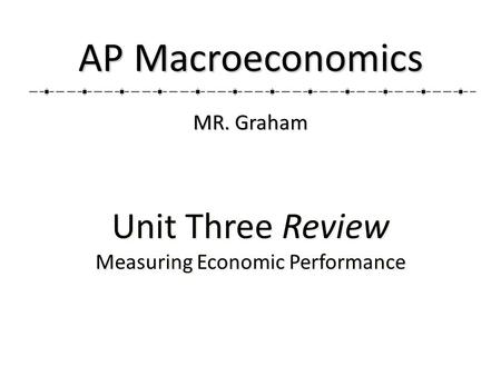 Measuring Economic Performance