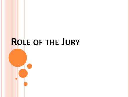 R OLE OF THE J URY. C RIMINAL C ASES The Jury is used in less than 5% of Criminal Cases. Juries are used in criminal cases in the Crown Court where the.