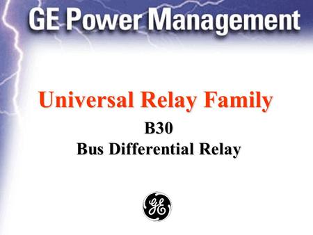 Universal Relay Family