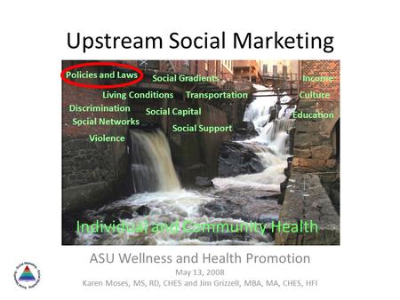 Upstream Social Marketing