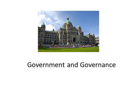 Government and Governance. Where does your group fit on this values spectrum? 2 5 - Strong environmental values On a scale from 1 to 5, with 1 being extremely.