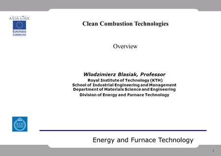 Clean Combustion Technologies