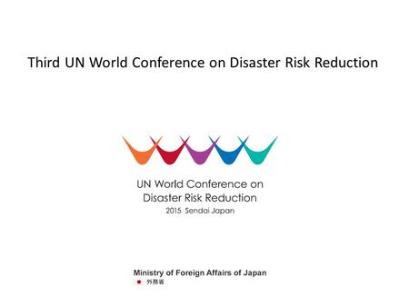 Background to the WCDRR