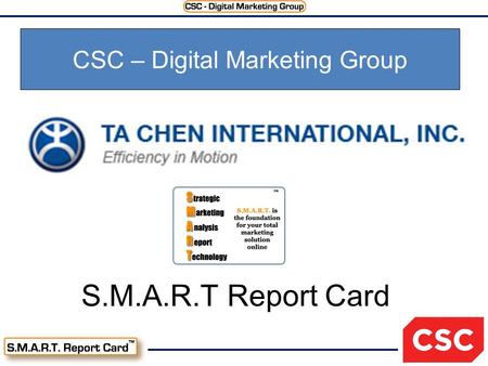 S.M.A.R.T Report Card CSC – Digital Marketing Group.