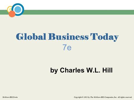 Global Business Today 7e