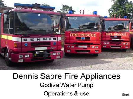 Dennis Sabre Fire Appliances