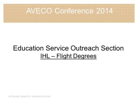 Education Service Outreach Section