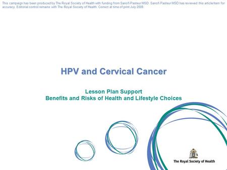 HPV and Cervical Cancer