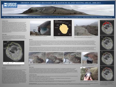 EROSION MITIGATED RECOVERY OF KASATOCHI ISLAND NESTING AREAS, 2008-2011 Gary S. Drew 1, Chris F. Waythomas 1, Jeff F. Williams 2, and John F. Piatt 1,