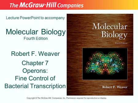 Molecular Biology Fourth Edition