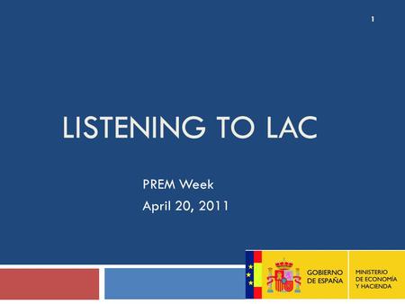 LISTENING TO LAC PREM Week April 20, 2011 1. The Problems With Survey Data 2  Time  Frequency  Delay  Cost.