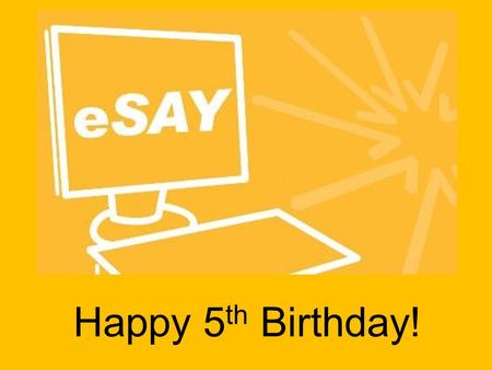 Happy 5 th Birthday!. Numbers and what they can do for you! Gyles Glover.