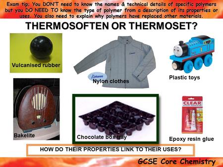 THERMOSOFTEN OR THERMOSET?