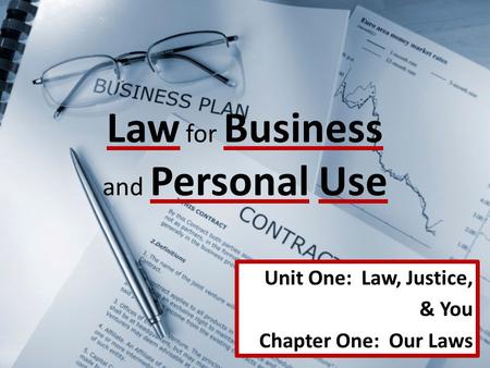 Law for Business and Personal Use