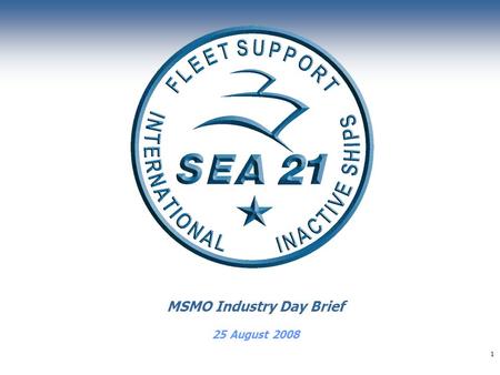 MSMO Industry Day Brief