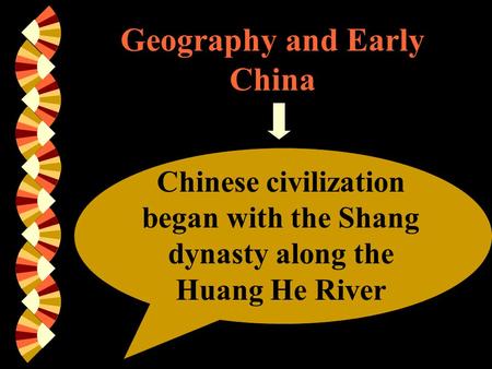 Geography and Early China