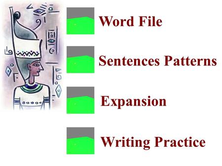 Word File Sentences Patterns Expansion Writing Practice.