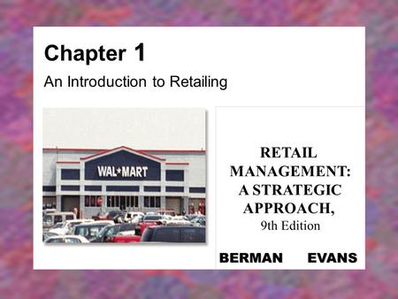 An Introduction to Retailing