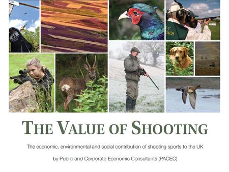 Shooting is worth £2 billion to the UK economy Shooters spend £2.5 billion each year on goods and services.