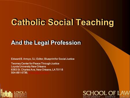 Catholic Social Teaching