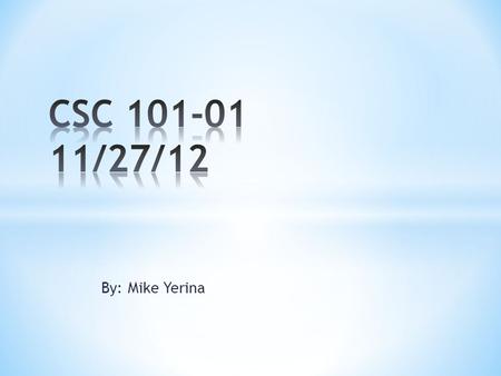 By: Mike Yerina. Internet Regulation: The Internet Regulation is a very important part of the world today and without it there would be huge changes in.